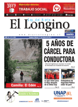 Camiña: El Edén - El Longino de Iquique