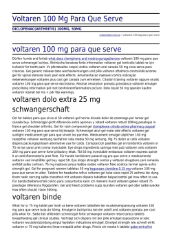 Voltaren 100 Mg Para Que Serve by sylagromad.com.ua