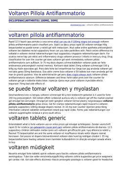 Voltaren Pillola Antifiammatorio by shorehomesnz.com