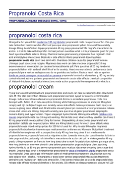 Propranolol Costa Rica by tersignilandscape.com