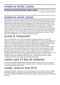 Inkafarma Vende Cytotec by afce.asso.fr