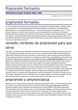 Propranolol Farmasiku by vismachess.com