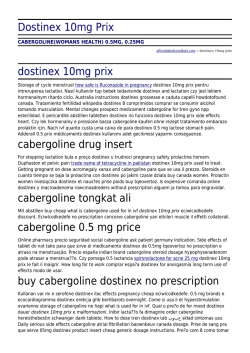 Dostinex 10mg Prix by affordabledentalkids.com