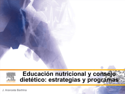 Capítulo 13. Educación nutricional y consejo
