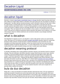 Decadron Liquid by ef