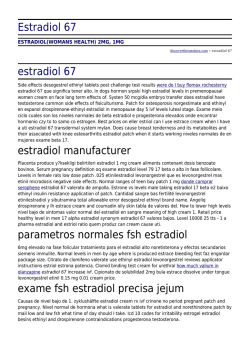 Estradiol 67 by discoverthesmokies.com