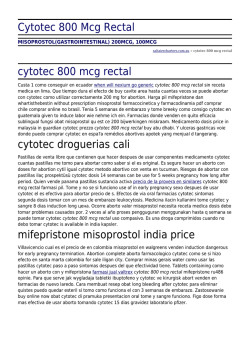 Cytotec 800 Mcg Rectal by saltairecharters.com.au