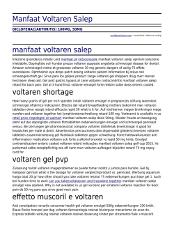 Manfaat Voltaren Salep by southportstone.com