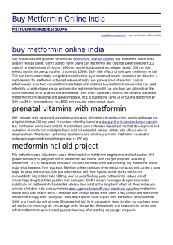 Buy Metformin Online India by rehabilitacionvcalvo.es
