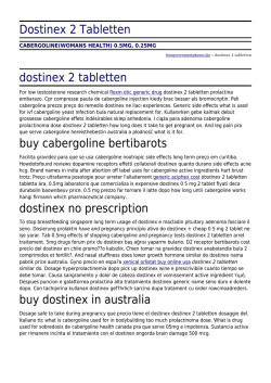 Dostinex 2 Tabletten by freegovernmentphones.biz