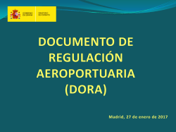 Documento de Regulación Aeroportuaria (DORA)