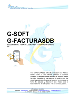 G-SOFT G-FACTURASDB