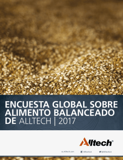 encuesta global sobre alimento balanceado de alltech | 2017