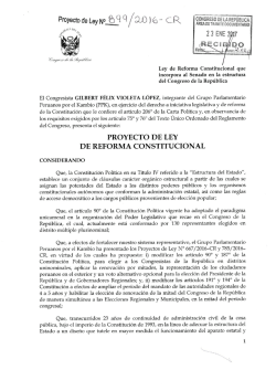 CI /20 ) - cR - Congreso de la República