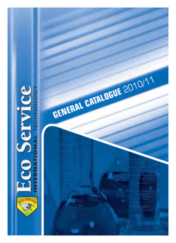 general catalogue 2010/11 - Tecno 2000