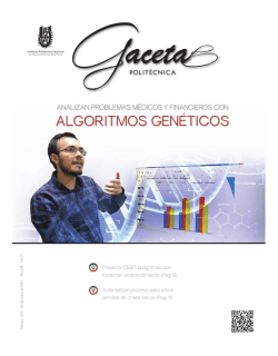 algoritmos genéticos - Instituto Politécnico Nacional