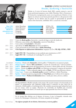 CV en PDF - David López González