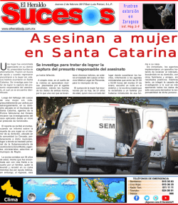 SUPLEMENTO 01 al 15 Agosto - El Heraldo de San Luis Potosi