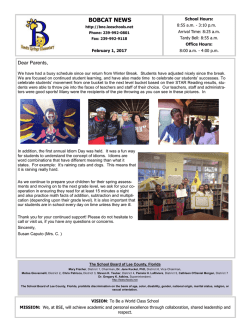 February 2017 - Bonita Springs Elementary School