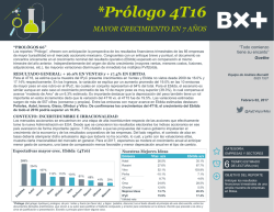 Prólogo 4T16 - Blog Grupo Financiero BX+