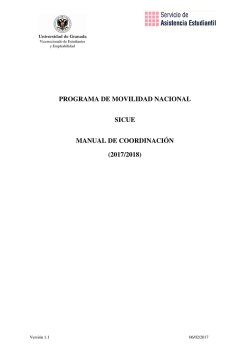 programa de movilidad nacional sicue manual de coordinación