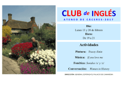 CLUB de INGLÉS - Ateneo de Cáceres