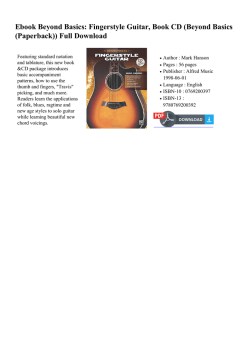Ebook Beyond Basics: Fingerstyle Guitar, Book