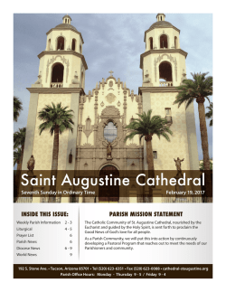 February 19, 2017 - St. Augustine Cathedral