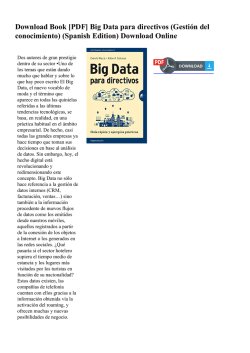 Book  Big Data para directivos