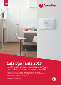 Catálogo Tarifa 2017
