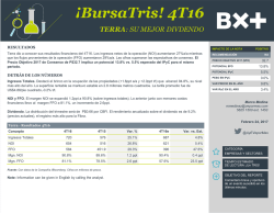 ¡BursaTris! 4T16 - Blog Grupo Financiero BX+