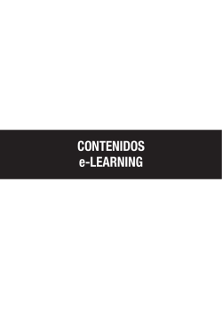 CONTENIDOS e-LEARNING