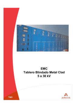 EMC Tablero Blindado Metal Clad 5 a 38 kV