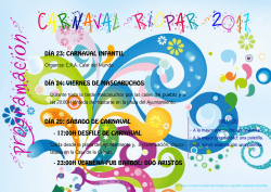 Programa Carnaval 2017 - Ayuntamiento de Riópar