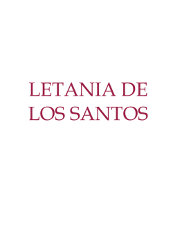 Letanía de los santos - Obispado de Cádiz y Ceuta