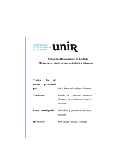 Universidad Internacional de La Rioja Máster universitario - Re-Unir