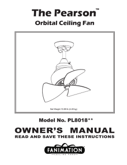 The Pearson™ Orbital Ceiling Fan