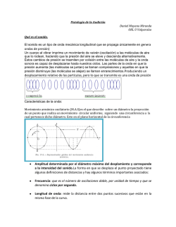 Fisiología de la Audición - otorrino