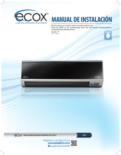 manual de instalacion - Ecoxline