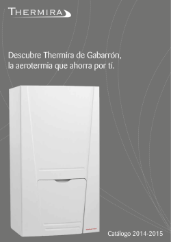 Catálogo aerotermia Thermira 2014-2015