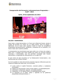 2014-09-29-Inauguracion ELAP - Presidencia de la República del