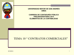 Tema 10 - Carrera Contaduria Publica - UMSA