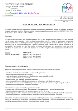 informaci&oacute;nes generales VERSION EN ESPA&Ntilde;OL - Colegio Alem&aacute;n