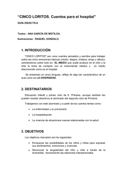 Guía didáctica 5 Loritos - Osakidetza - Euskadi.net
