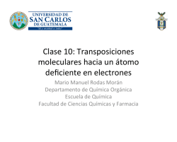 Clase 10QOIIIQ2014 - Departamento de Química Orgánica