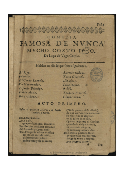 Nunca mucho costo poco - Biblioteca Virtual Miguel de Cervantes