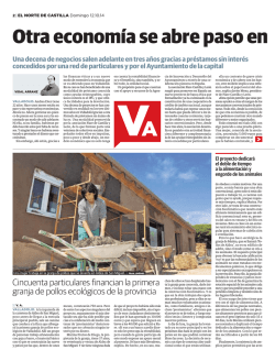 Otra economía se abre paso en Valladolid - Fiare