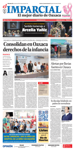Consolidan en Oaxaca derechos de la infancia - El Imparcial