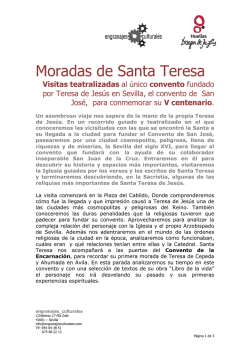 Moradas de Santa Teresa - Ilustre Colegio Oficial de Quimicos de