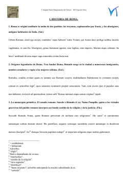 Latin Selectividad 2015 clase - Cl&aacute;sicas - IES Vega del Turia